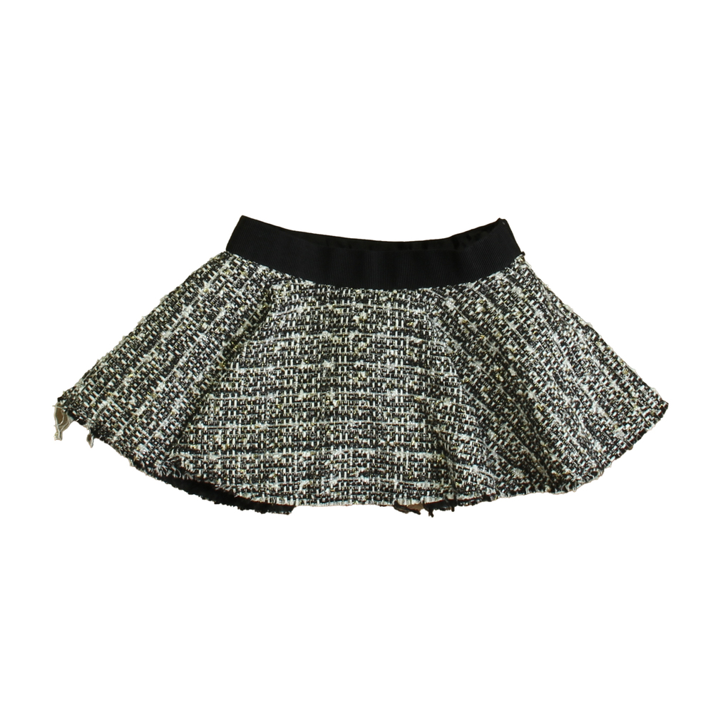Milly Girls Black | White Skirt size: 2T